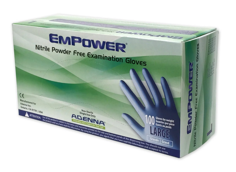 Empower 8 mil Nitrile Exam Glove from Columbia Safety
